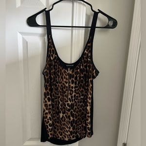 Express Cheetah Print Tank Top. Size Large.